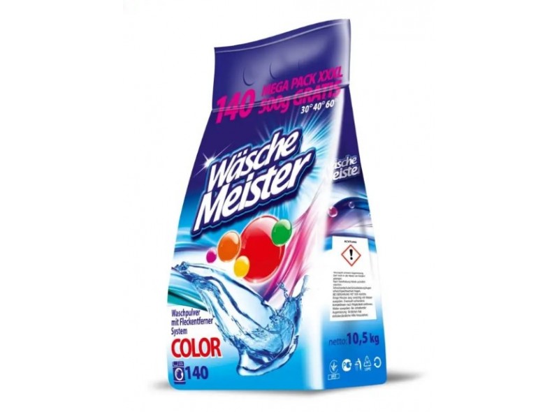 Стиральный порошок WASCHE MEISTER Сolor 10,5 кг, п/е (97-127)